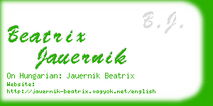 beatrix jauernik business card